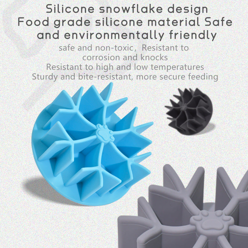 Snowflake Slow Feeder Bowl Divider